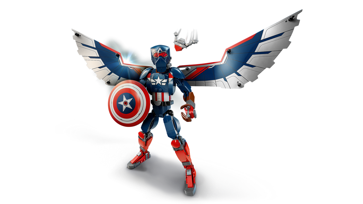 LEGO Marvel Captain America Construction Figure with Wings 76296-Bricking Lebanon