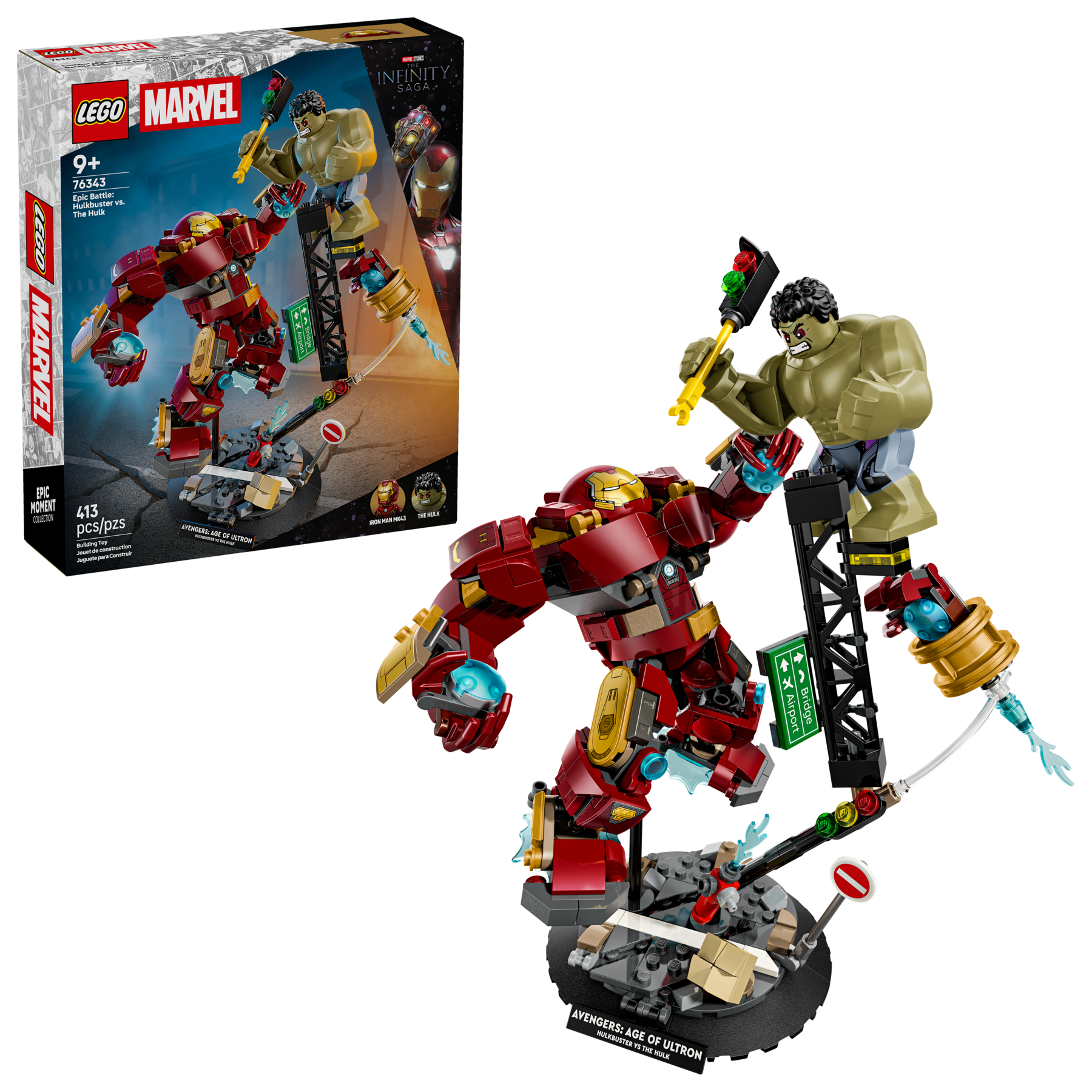 LEGO Marvel Epic Battle Hulkbuster vs The Hulk 76343 Set-Lego / Marvel Super Heroes-Bricking Lebanon
