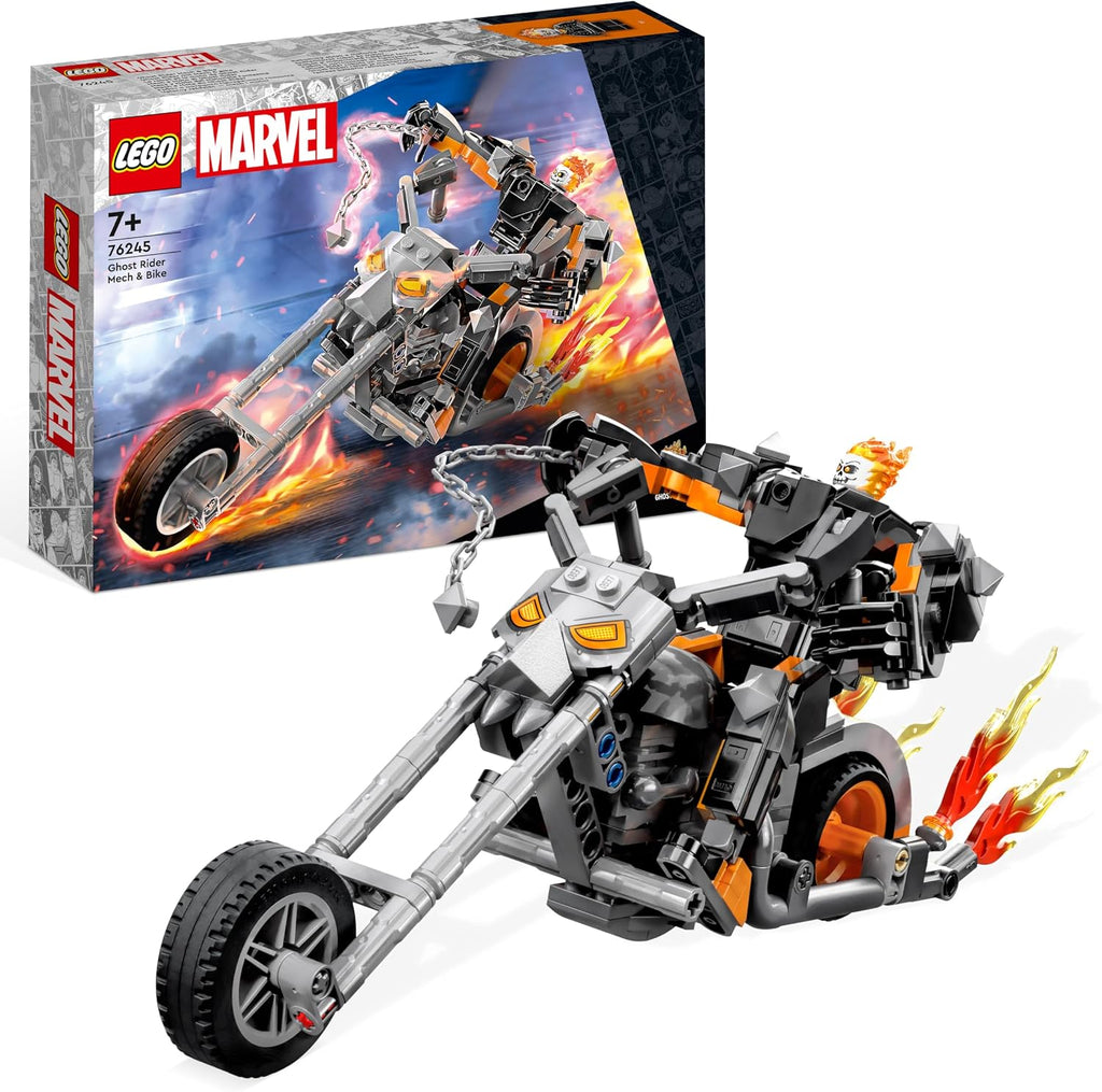 LEGO Marvel Ghost Rider Mech & Bike 76245-Bricking Lebanon