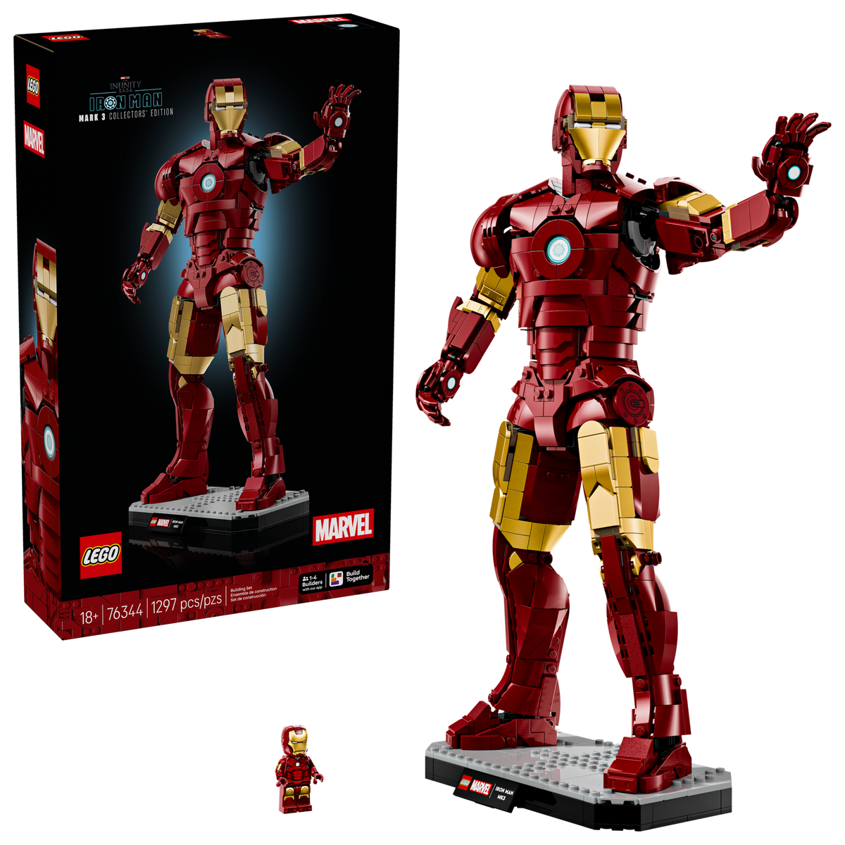 LEGO Marvel Iron Man Mark 3 Collectors' Edition 76344-Bricking Lebanon