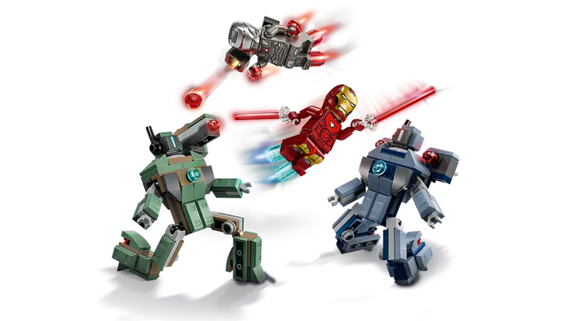 LEGO Marvel Iron Man & War Machine vs. Hammer Drones 76320-Bricking Lebanon