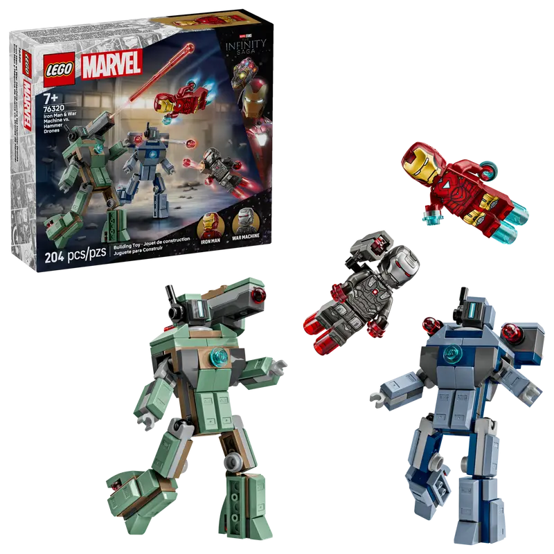 LEGO Marvel Iron Man & War Machine vs. Hammer Drones 76320-Bricking Lebanon