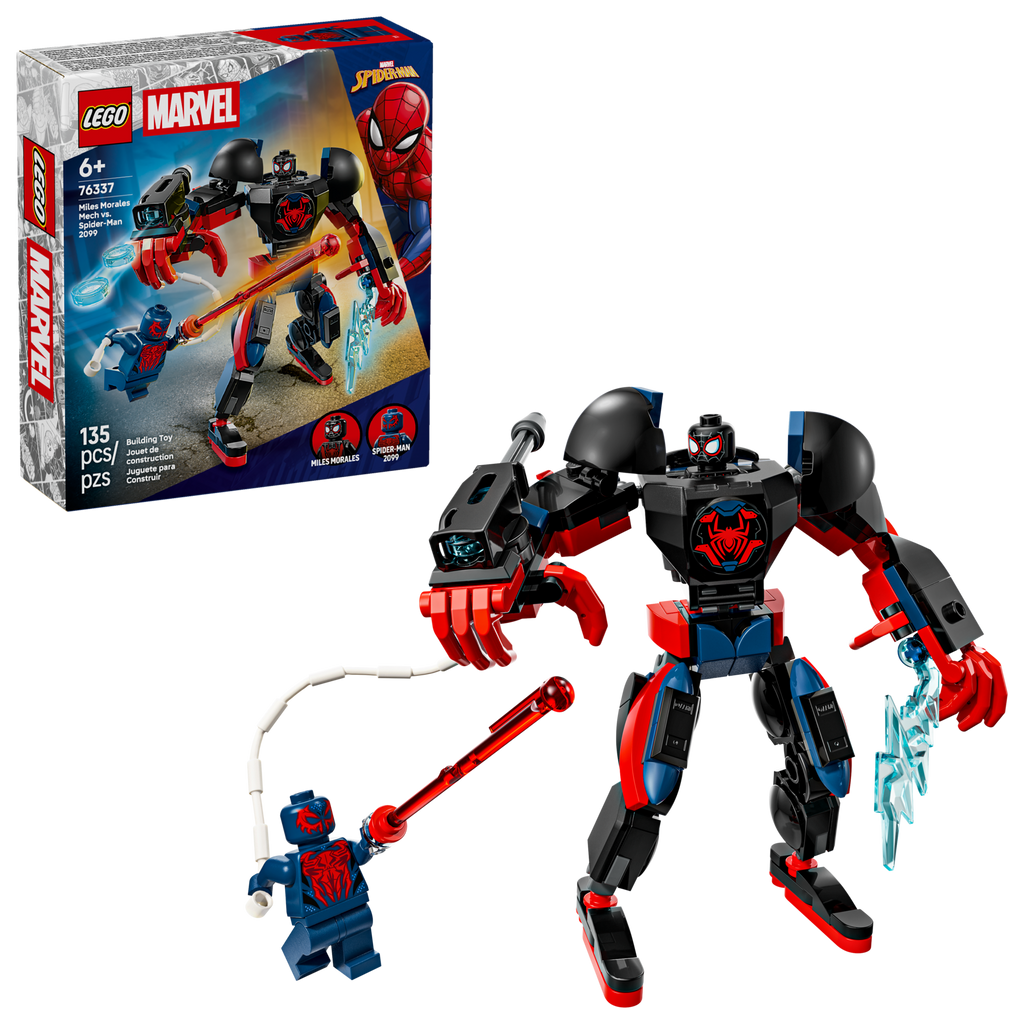 LEGO Marvel Miles Morales Mech vs Spider Man 2099 76337-Bricking Lebanon