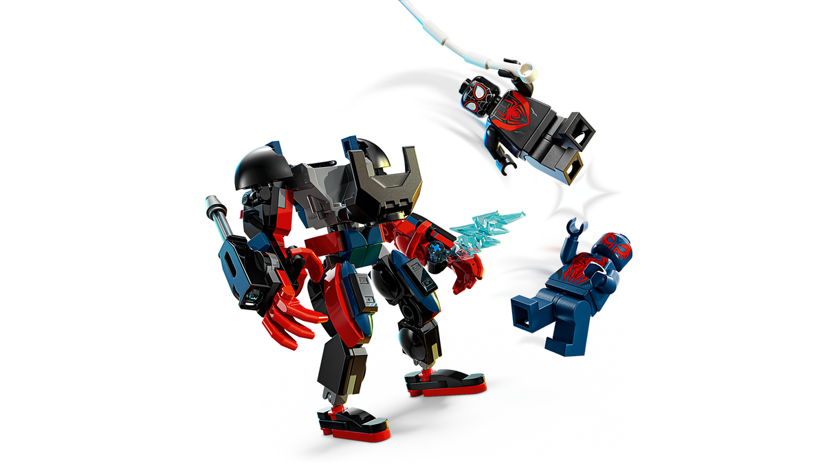 LEGO Marvel Miles Morales Mech vs Spider Man 2099 76337-Bricking Lebanon