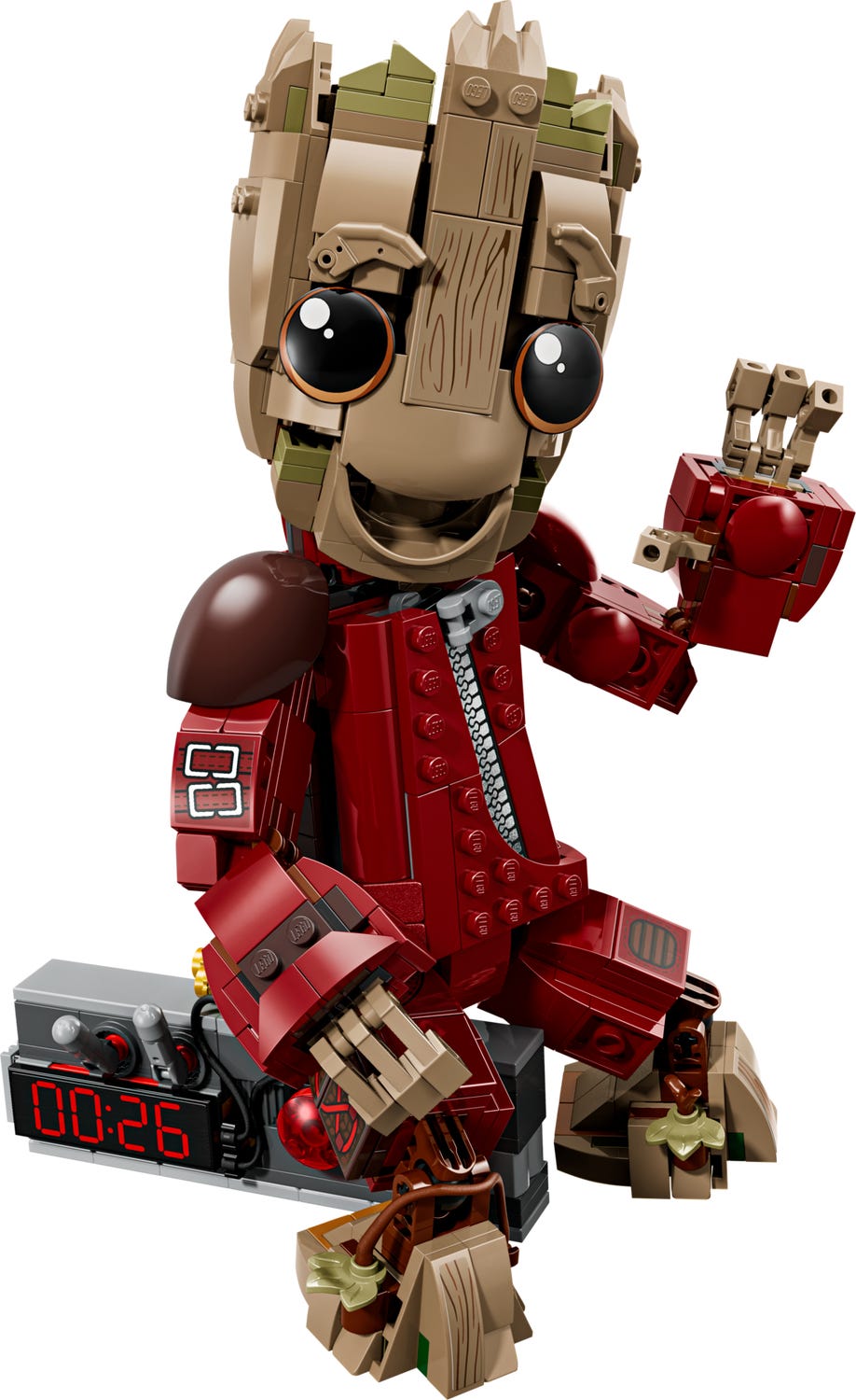 LEGO Marvel Ravager Jumpsuit Groot Posable Baby Groot Figure 76341-Bricking Lebanon