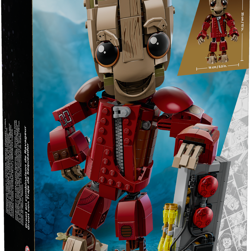 LEGO Marvel Ravager Jumpsuit Groot Posable Baby Groot Figure-Lego / Marvel Super Heroes-Bricking Lebanon