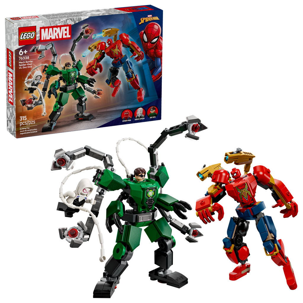 LEGO Marvel Spider Man vs. Doc Ock Mech Battle 76338-Bricking Lebanon