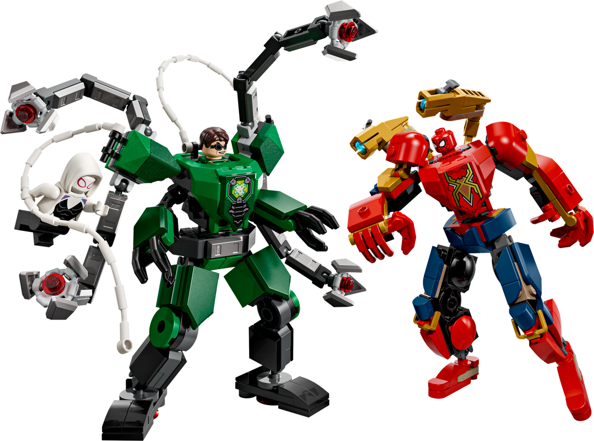 LEGO Marvel Spider Man vs. Doc Ock Mech Battle 76338-Bricking Lebanon