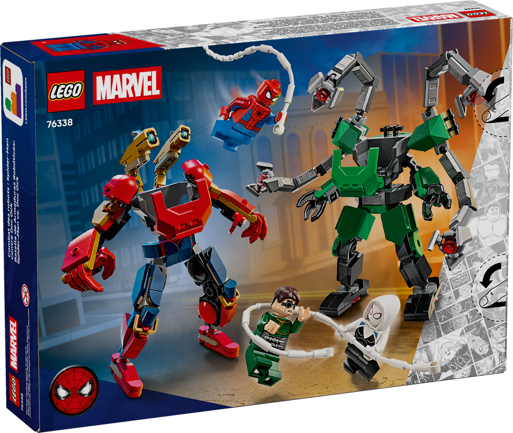 LEGO Marvel Spider-Man vs. Doc Ock Mech Battle Building Set-Lego / Marvel Super Heroes-Bricking Lebanon