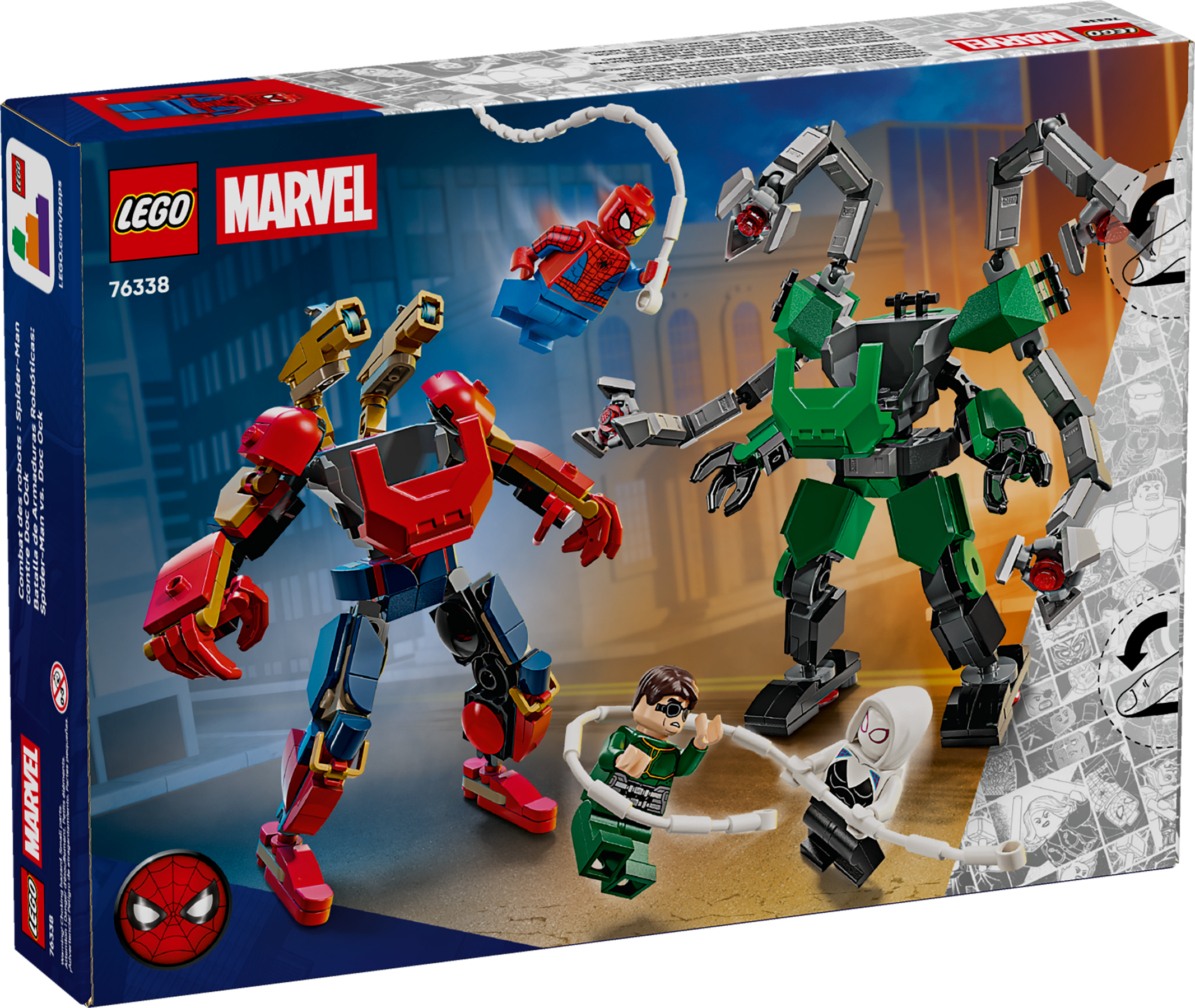 LEGO Marvel Spider-Man vs. Doc Ock Mech Battle Building Set-Lego / Marvel Super Heroes-Bricking Lebanon