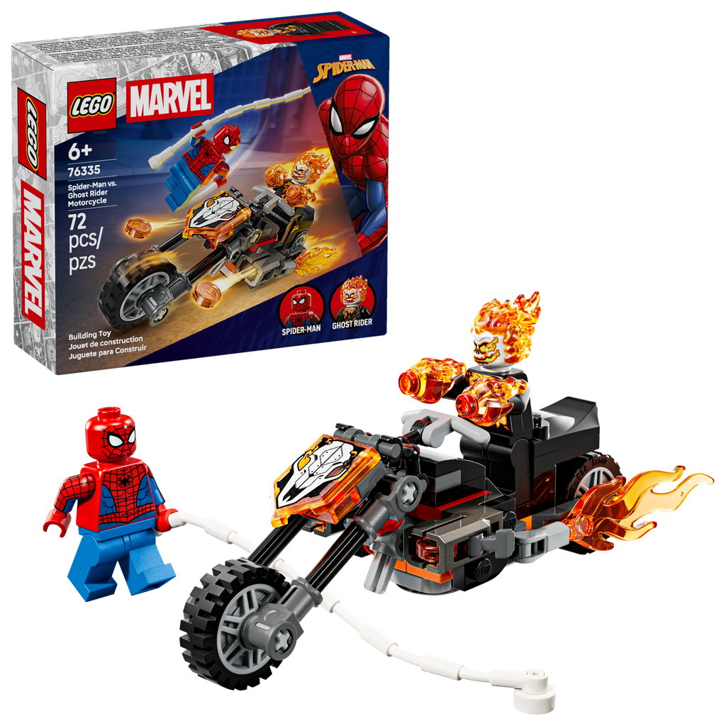 LEGO Marvel Spider Man vs. Ghost Rider Motorcycle Action 76335-Bricking Lebanon