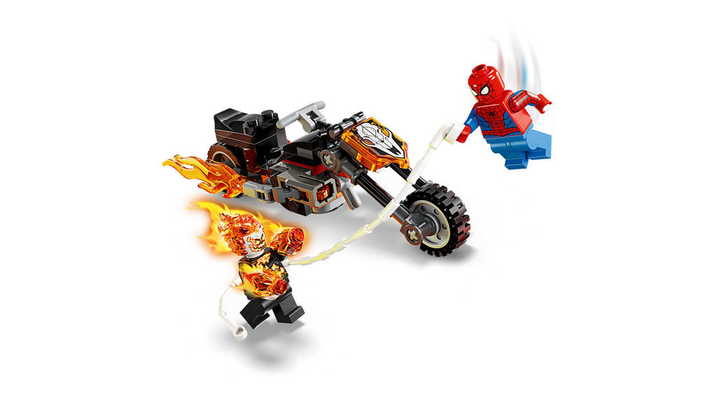 LEGO Marvel Spider Man vs. Ghost Rider Motorcycle Action 76335-Bricking Lebanon