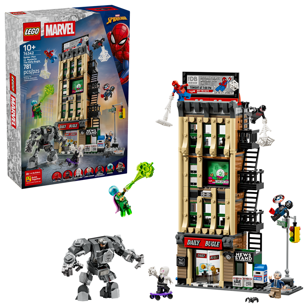 LEGO Marvel Spider Man vs. Mysterio Daily Bugle 76342-Bricking Lebanon