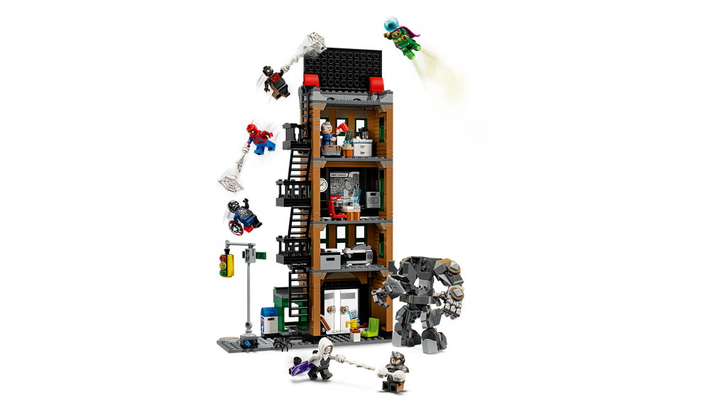 LEGO Marvel Spider Man vs. Mysterio Daily Bugle 76342-Bricking Lebanon