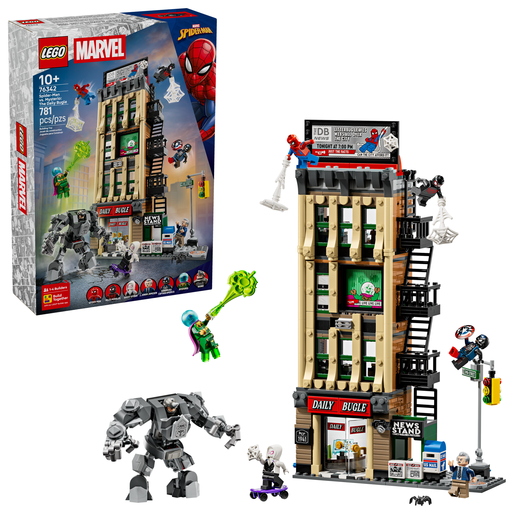 LEGO Marvel Spider-Man vs. Mysterio Daily Bugle Building Toy-Lego / Marvel Super Heroes-Bricking Lebanon