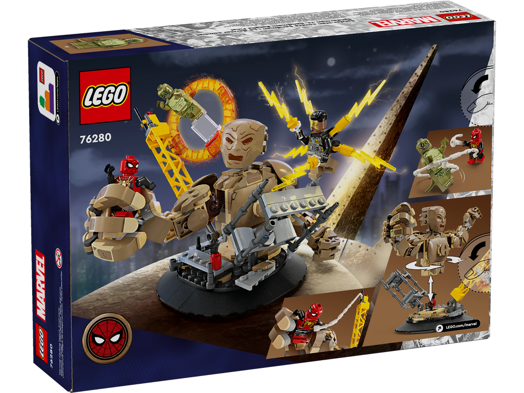 LEGO Marvel Spider-Man vs. Sandman Final Battle Building Toy 76280-Lego / Marvel Super Heroes-Bricking Lebanon