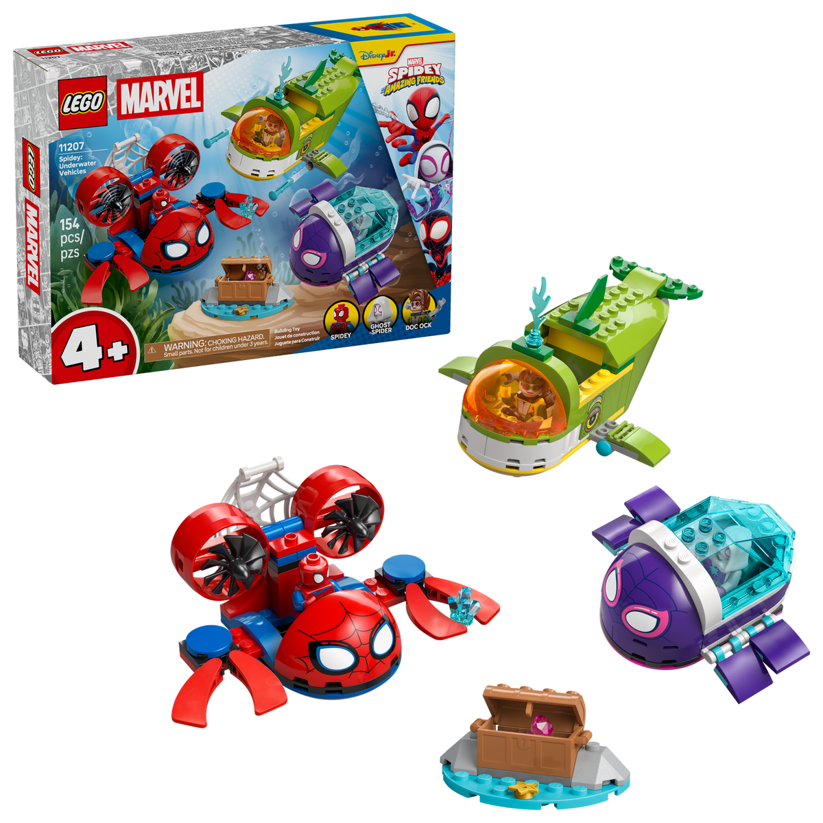 LEGO Marvel Spidey Underwater Vehicles 11207 Submarine-Bricking Lebanon