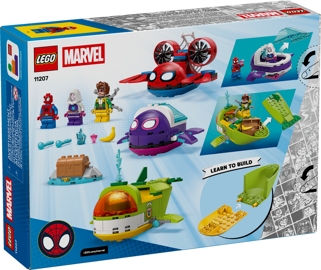 LEGO Marvel Spidey Underwater Vehicles 11207 Submarine Building Set-Lego / Marvel Super Heroes-Bricking Lebanon