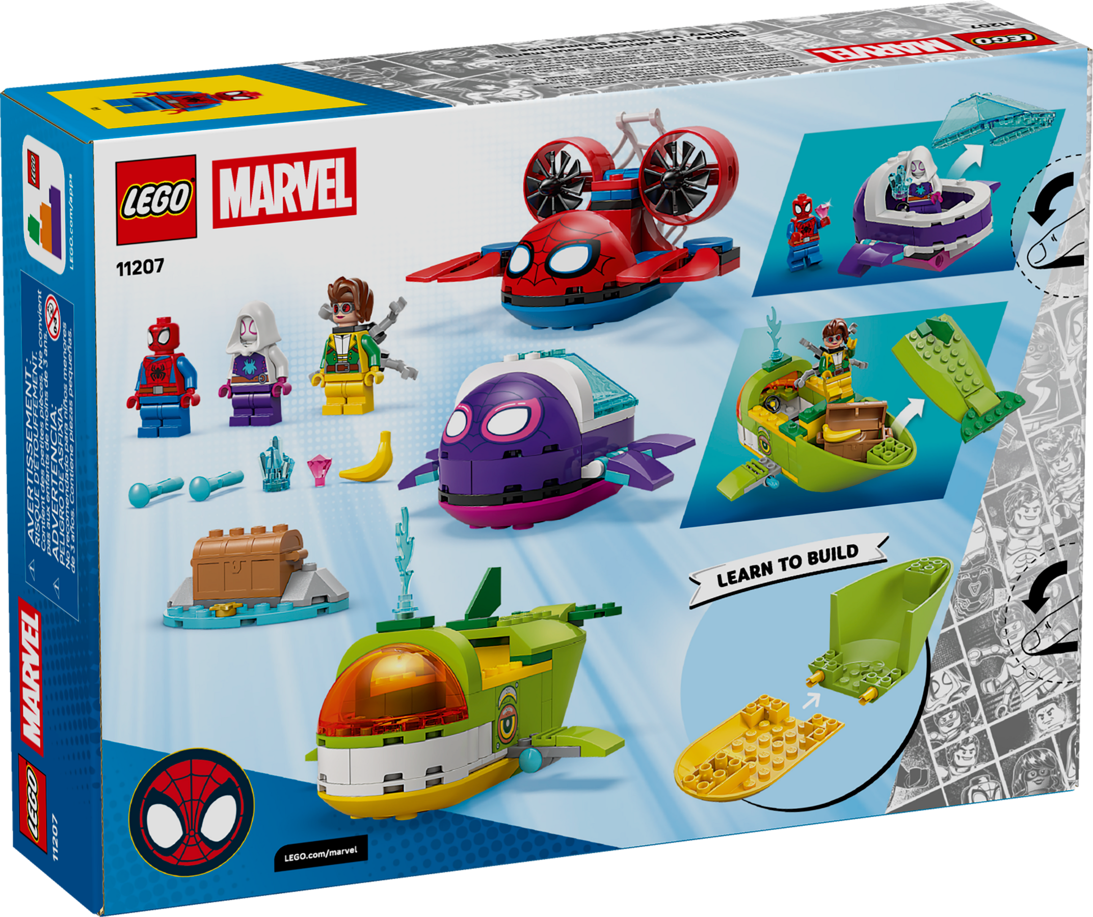 LEGO Marvel Spidey Underwater Vehicles 11207 Submarine Building Set-Lego / Marvel Super Heroes-Bricking Lebanon