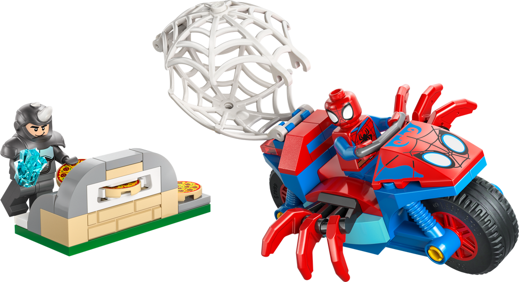 LEGO Marvel Spidey on his Motorcycle vs. Rhino 11206-Bricking Lebanon