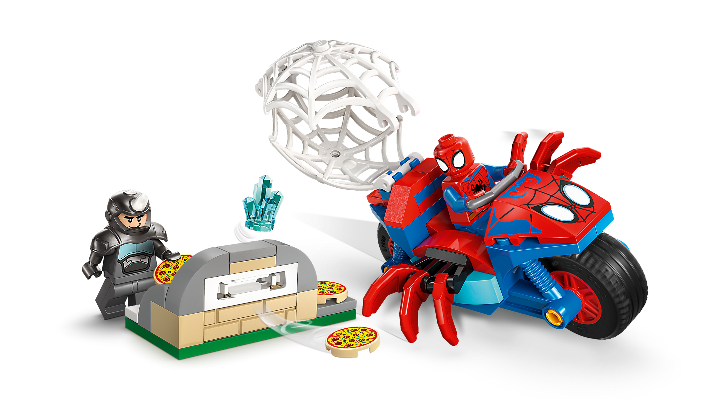 LEGO Marvel Spidey on his Motorcycle vs. Rhino Building Set 11206-Lego / Marvel Super Heroes-Bricking Lebanon