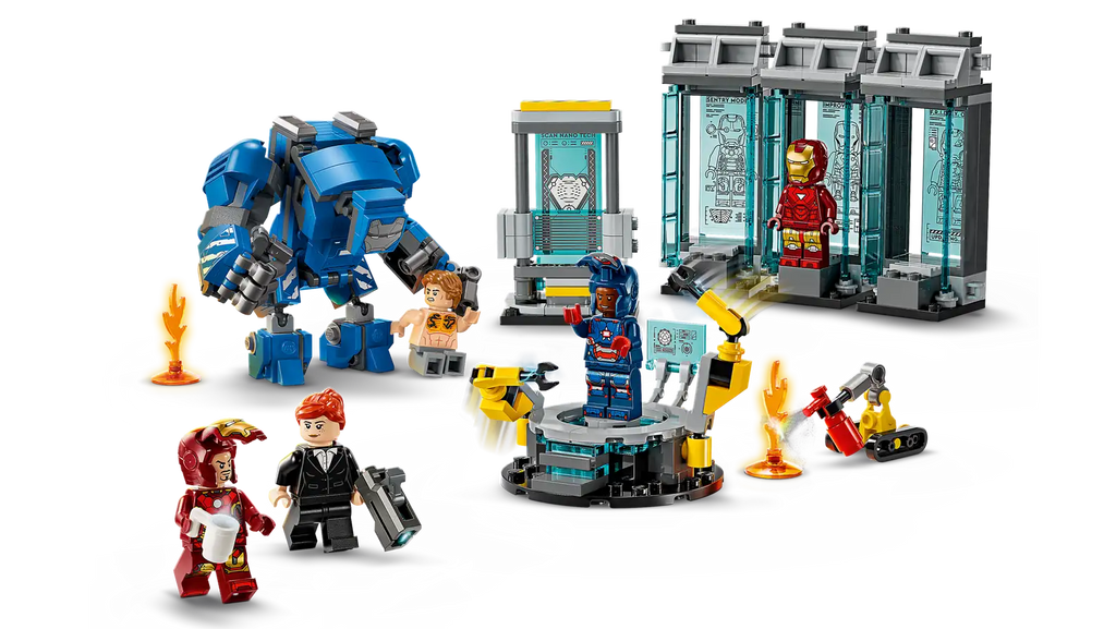 LEGO Marvel Super Heroes Iron Mans Laboratory Hall of Armor 76315-Bricking Lebanon