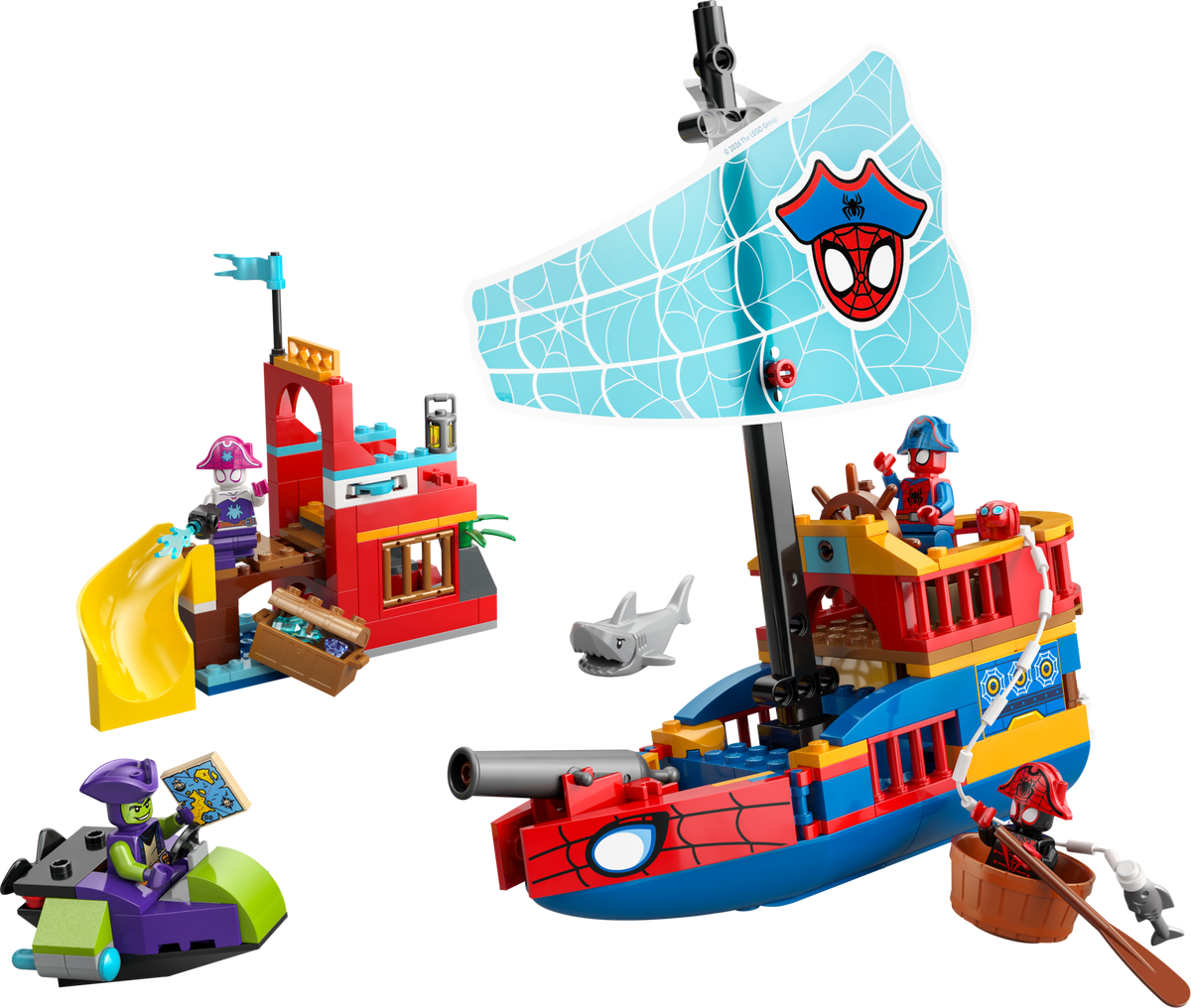 LEGO Marvel Team Spidey Pirate Ship 11208 Super Hero-Bricking Lebanon