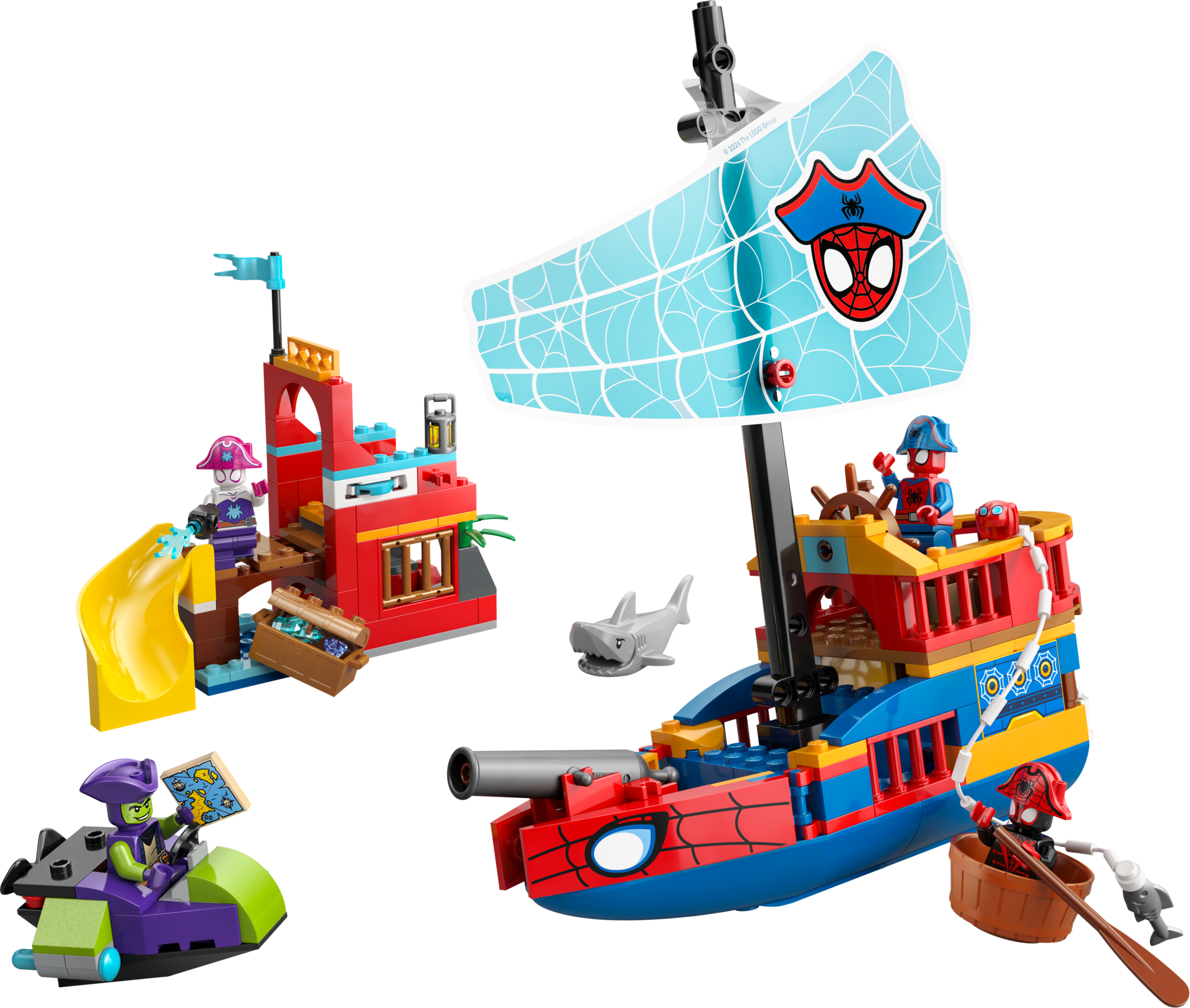 LEGO Marvel Team Spidey Pirate Ship 11208 Super Hero Building Toy-Lego / Marvel Super Heroes-Bricking Lebanon
