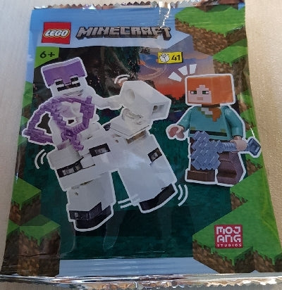 LEGO Minecraft Alex and Skeleton Horseman Collectible Foil Pack-Bricking Lebanon