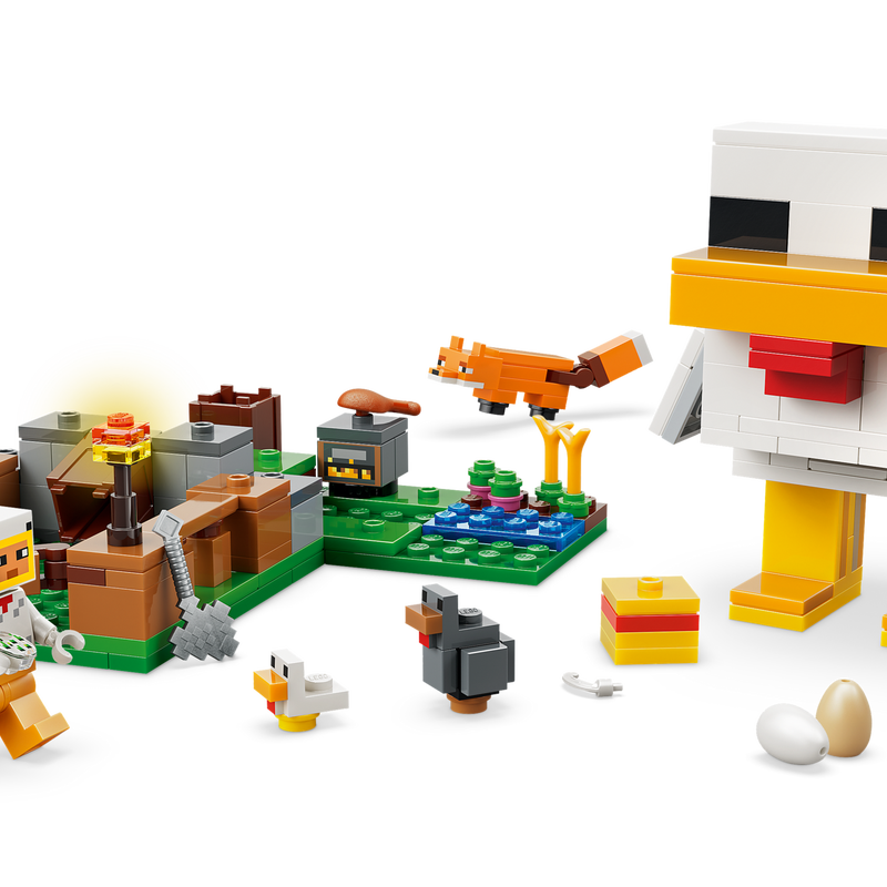 LEGO Minecraft Chicken Farm 21585 Building Set with Animal Figures-Lego / Minecraft-Bricking Lebanon