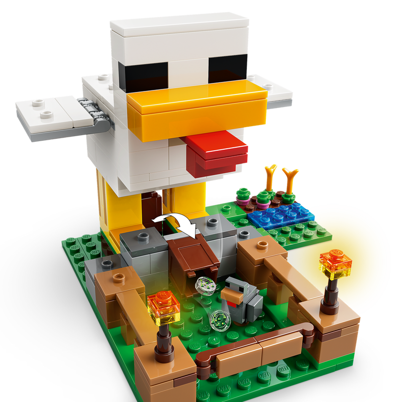 LEGO Minecraft Chicken Farm 21585 Building Set with Animal Figures-Lego / Minecraft-Bricking Lebanon