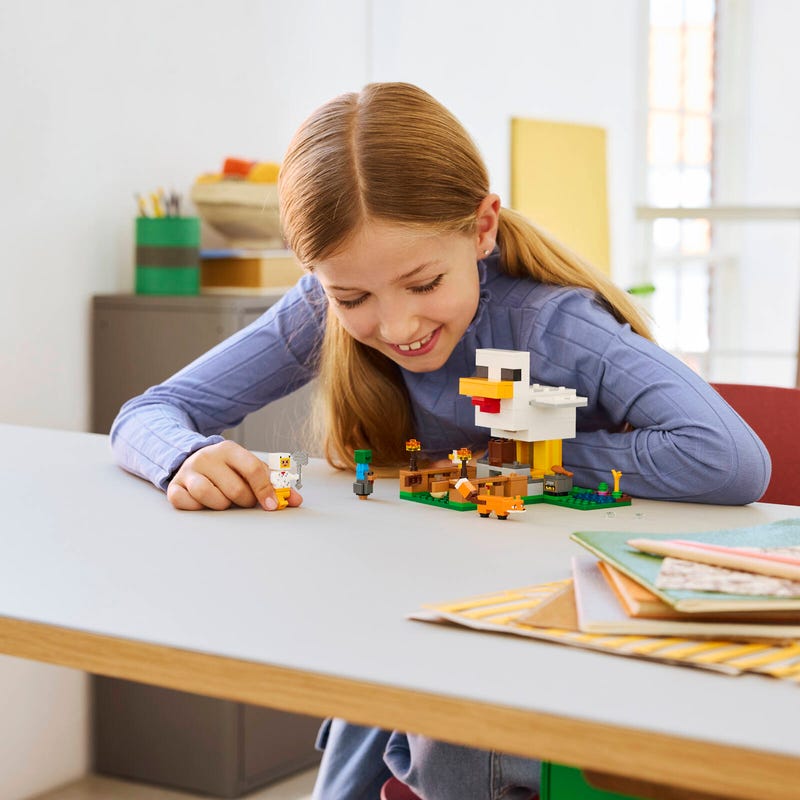 LEGO Minecraft Chicken Farm 21585 Building Set with Animal Figures-Lego / Minecraft-Bricking Lebanon