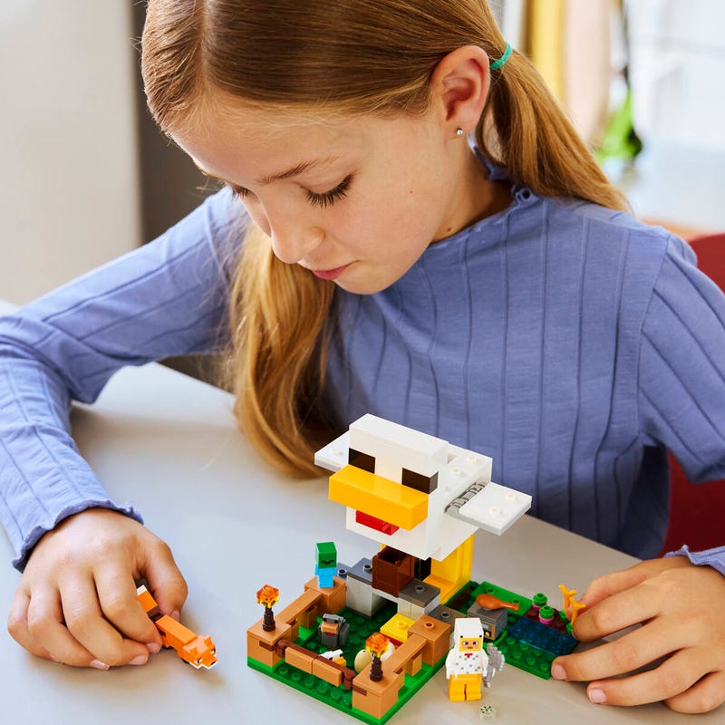 LEGO Minecraft Chicken Farm 21585 Building Set with Animal Figures-Lego / Minecraft-Bricking Lebanon