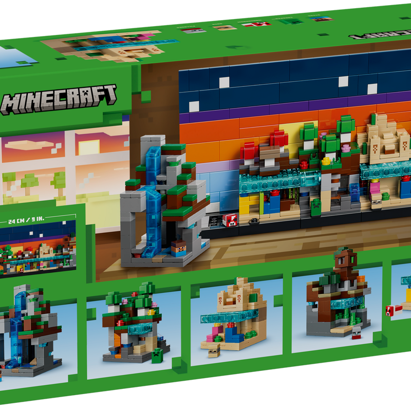 LEGO Minecraft Mini Biomes 21589 Collectible Display Building Set-Lego / Minecraft-Bricking Lebanon