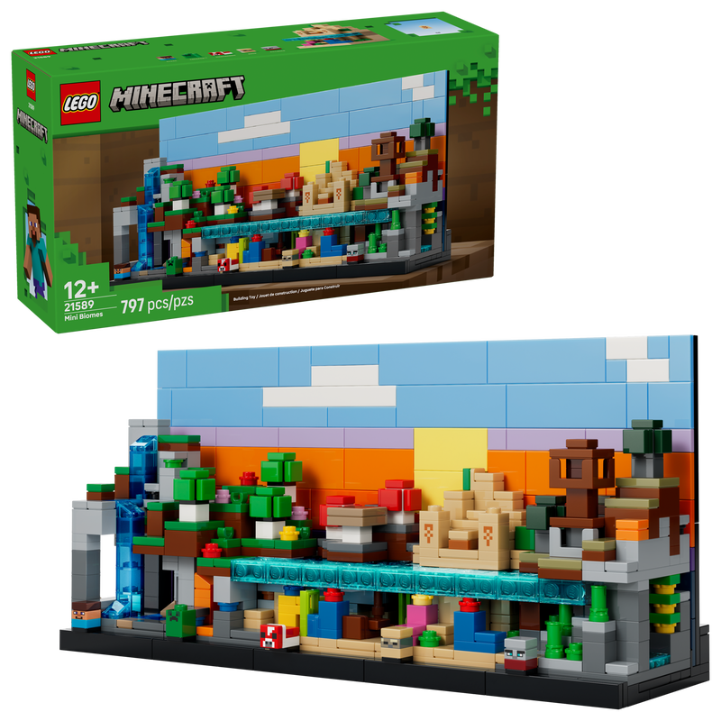 LEGO Minecraft Mini Biomes 21589 Collectible Display Building Set-Lego / Minecraft-Bricking Lebanon