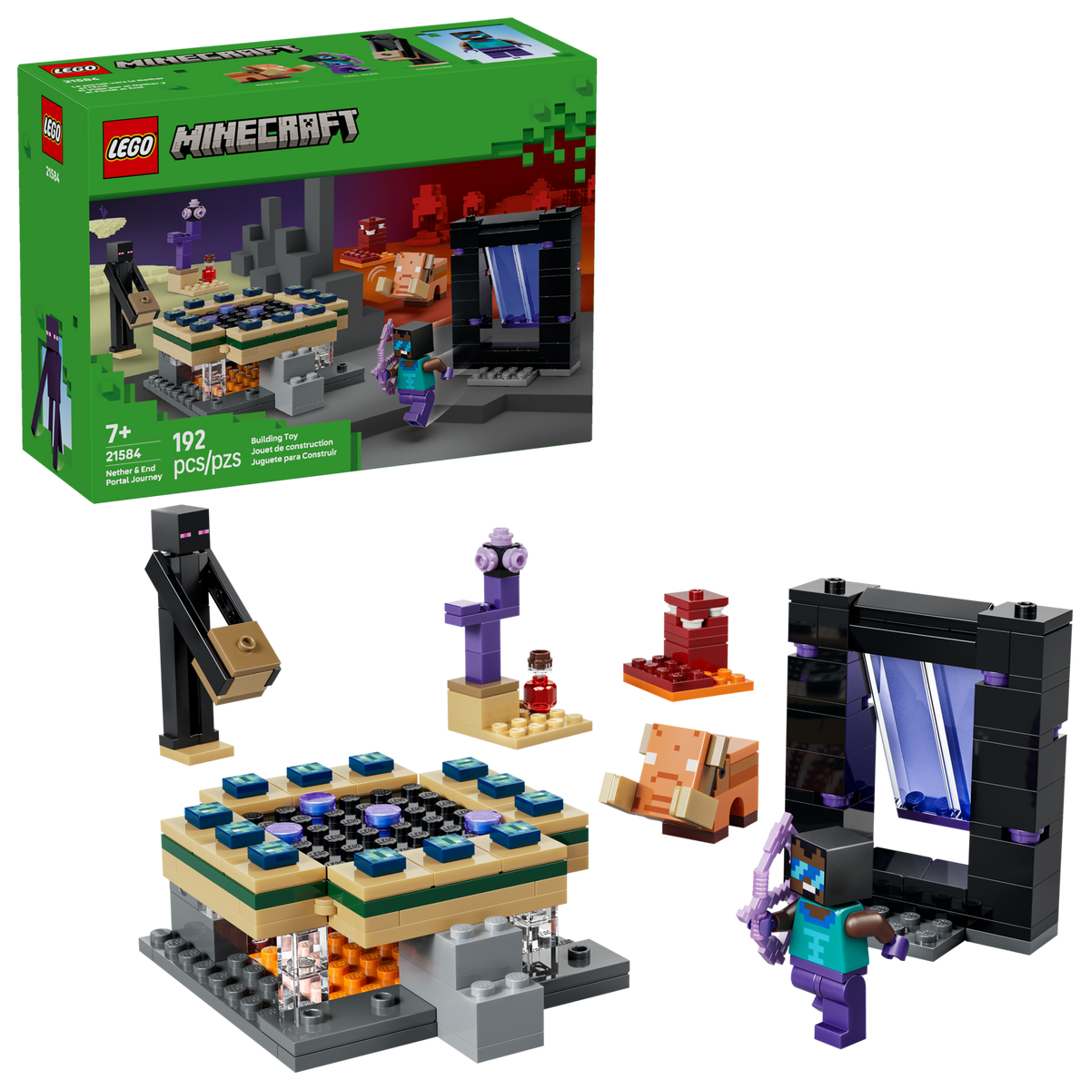 LEGO Minecraft Nether and End Portal Journey 21584-Bricking Lebanon