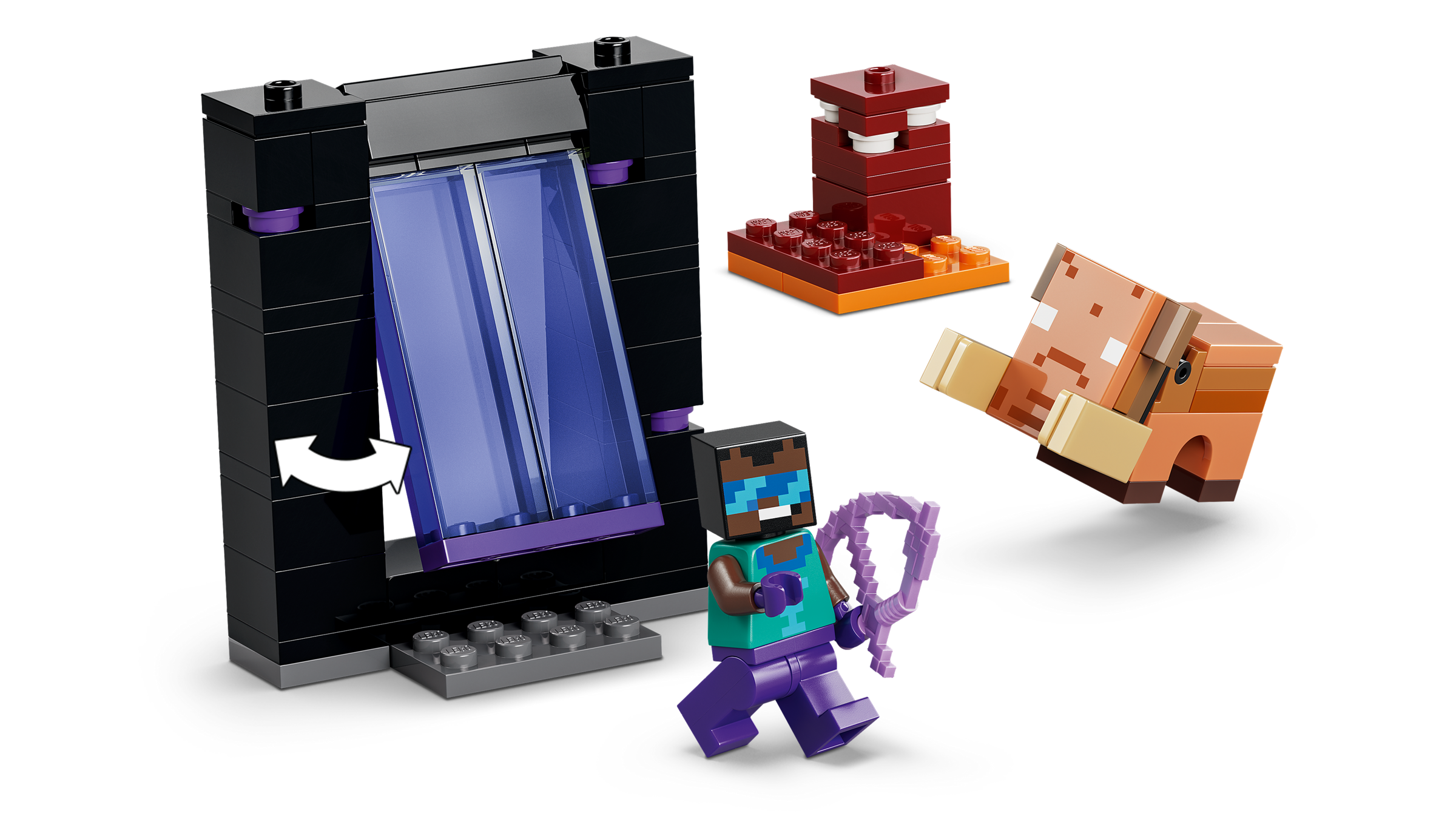 LEGO Minecraft Nether and End Portal Journey 21584 Building Set-Lego / Minecraft-Bricking Lebanon
