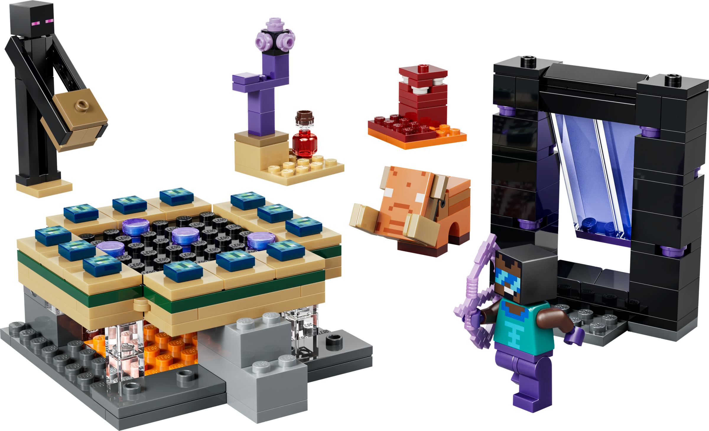 LEGO Minecraft Nether and End Portal Journey 21584 Building Set-Lego / Minecraft-Bricking Lebanon