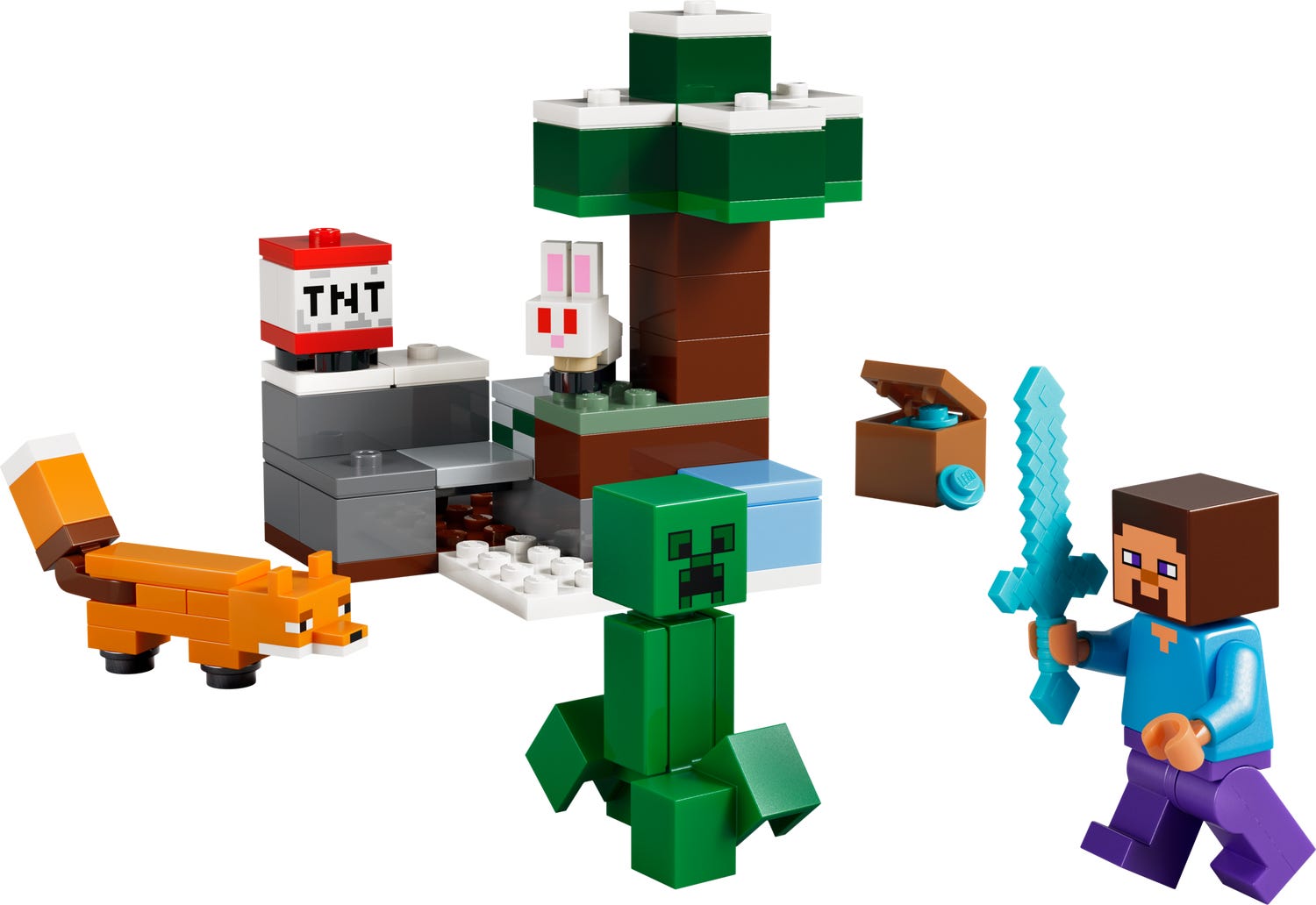 LEGO Minecraft Steve's Taiga Adventure-Lego / Minecraft-Bricking Lebanon