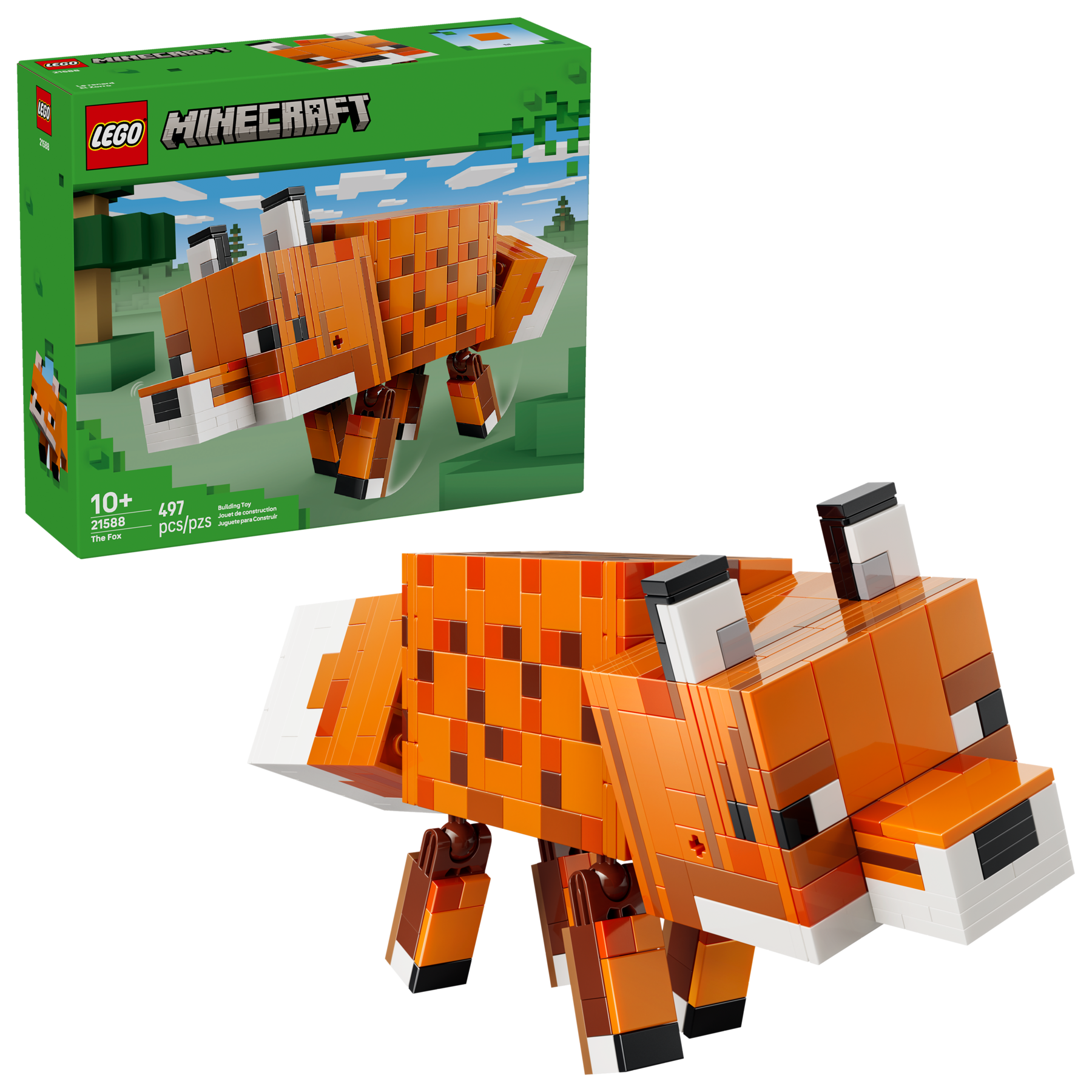 LEGO Minecraft The Fox 21588 Posable Animal Toy Building Set-Lego / Minecraft-Bricking Lebanon