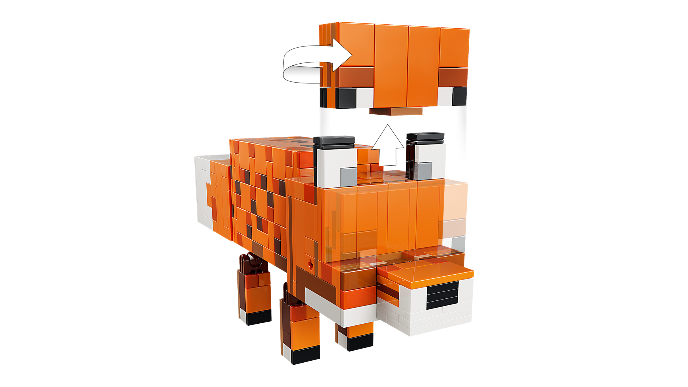 LEGO Minecraft The Fox 21588 Posable Animal Toy Building Set-Lego / Minecraft-Bricking Lebanon