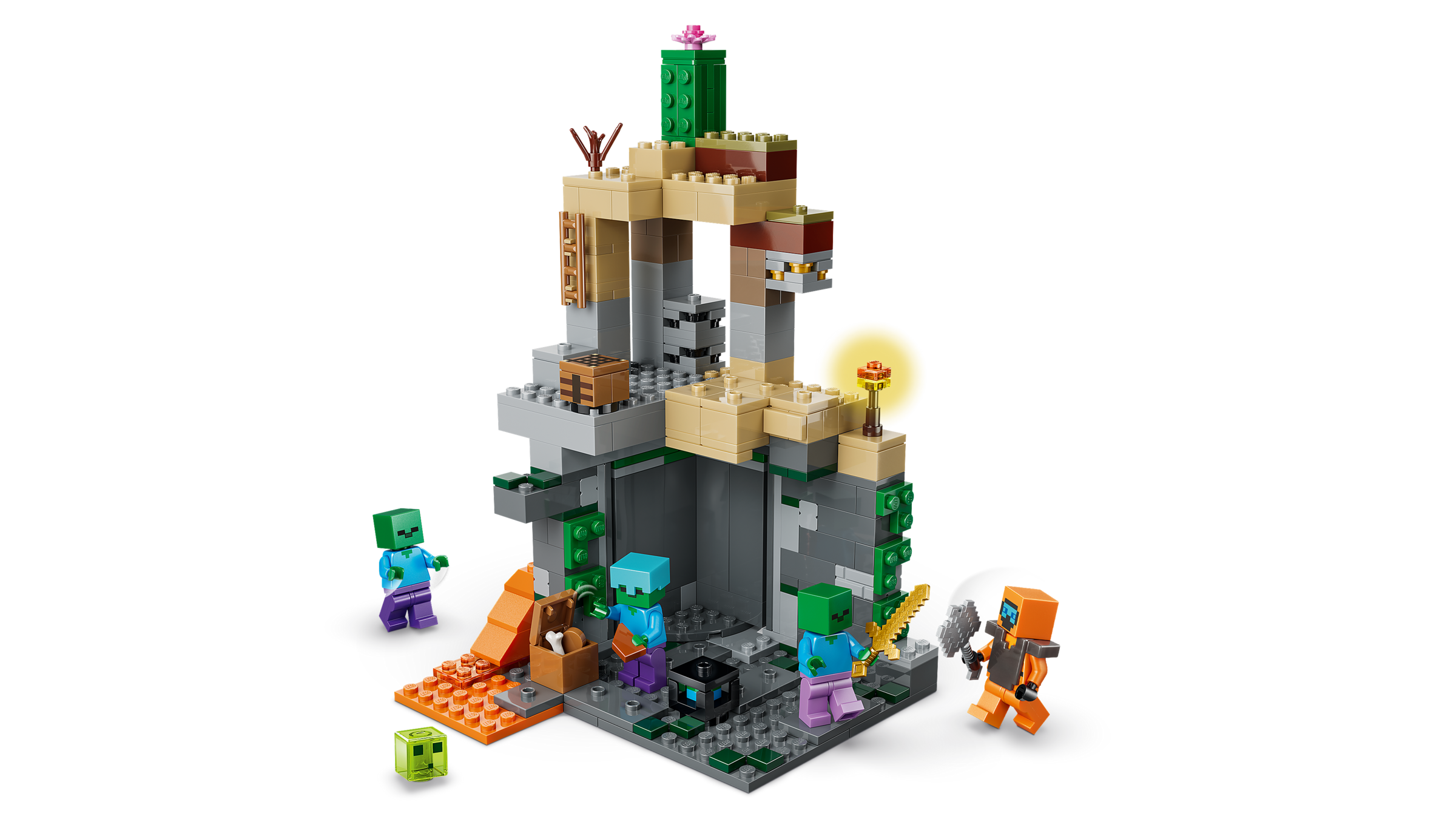 LEGO Minecraft Zombie Dungeon Building Set with 3 Figures-Lego / Minecraft-Bricking Lebanon
