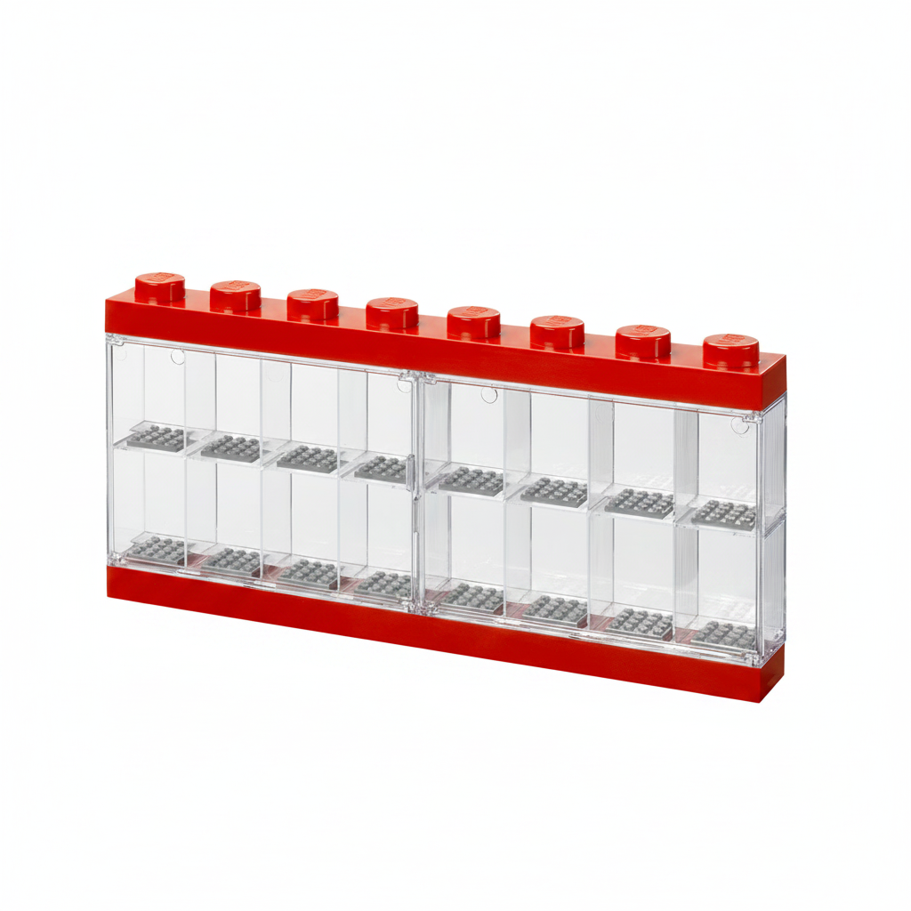 LEGO Minifigure Display Case, Large For 16 Minifigures, 2 Doors-Bricking Lebanon