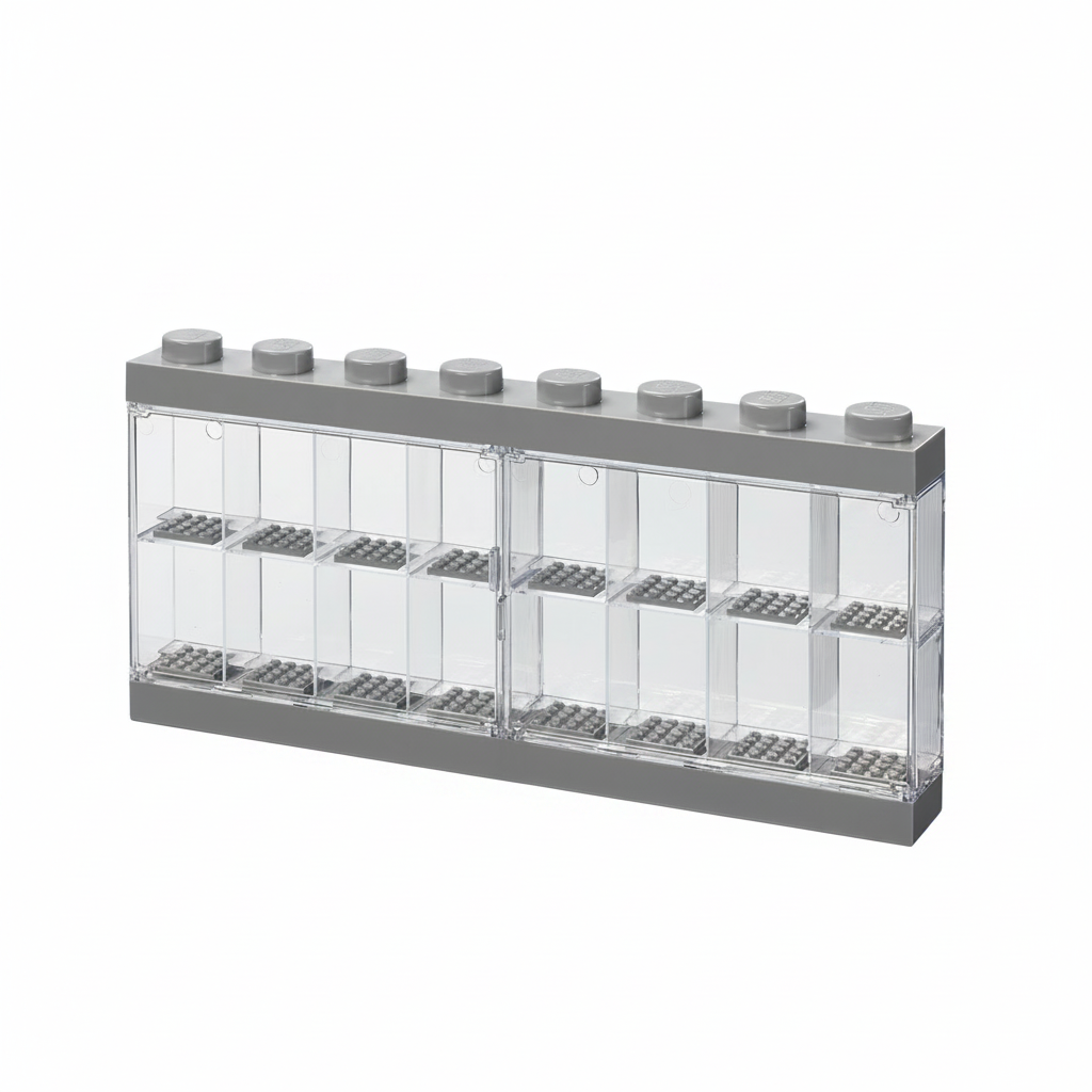 LEGO Minifigure Display Case, Large For 16 Minifigures, 2 Doors-Bricking Lebanon