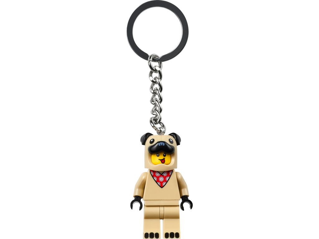 LEGO Minifigures French Bulldog Guy Key Chain 854158-Bricking Lebanon