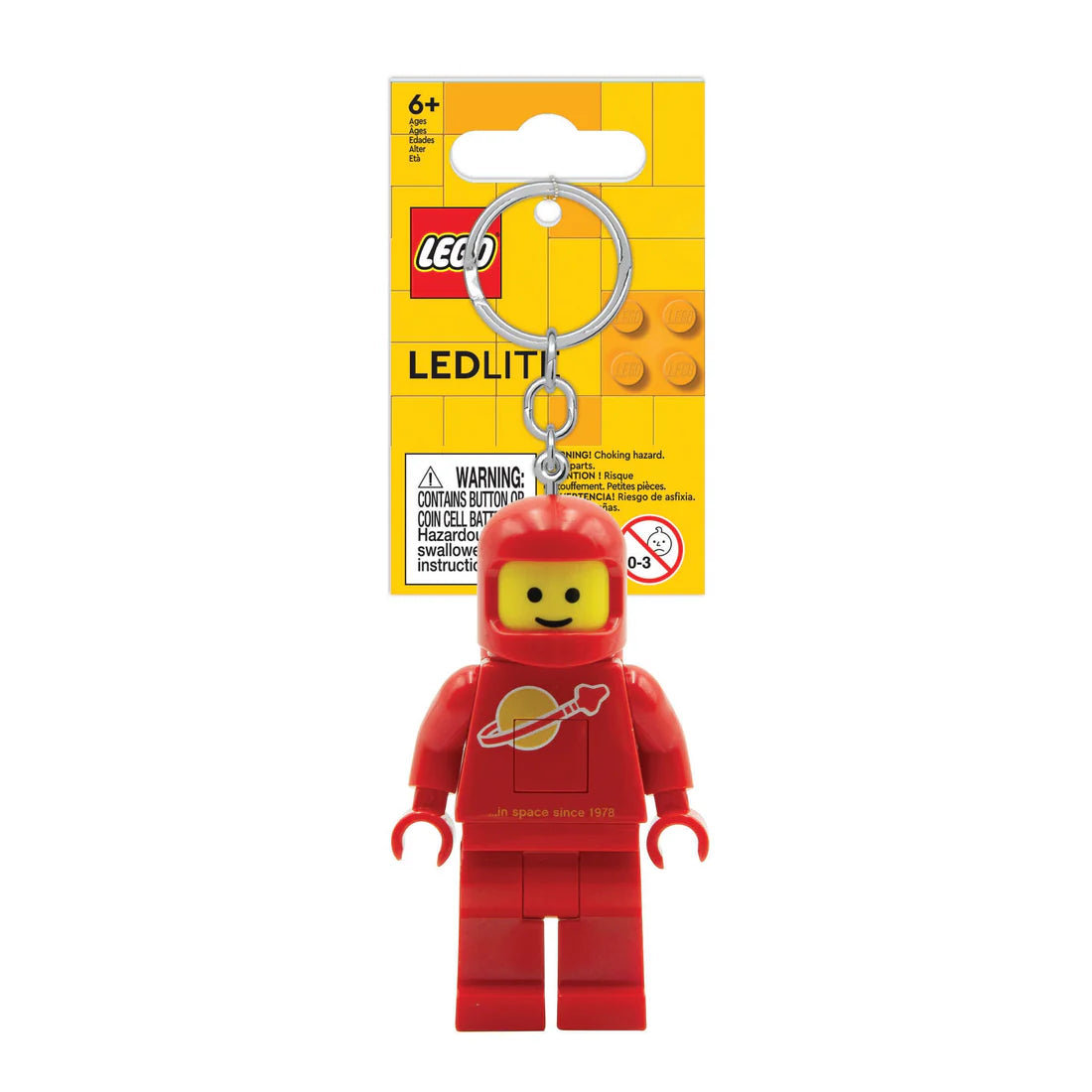 LEGO Minifigures Keychain Light Spaceman Red KE10HR-Bricking Lebanon