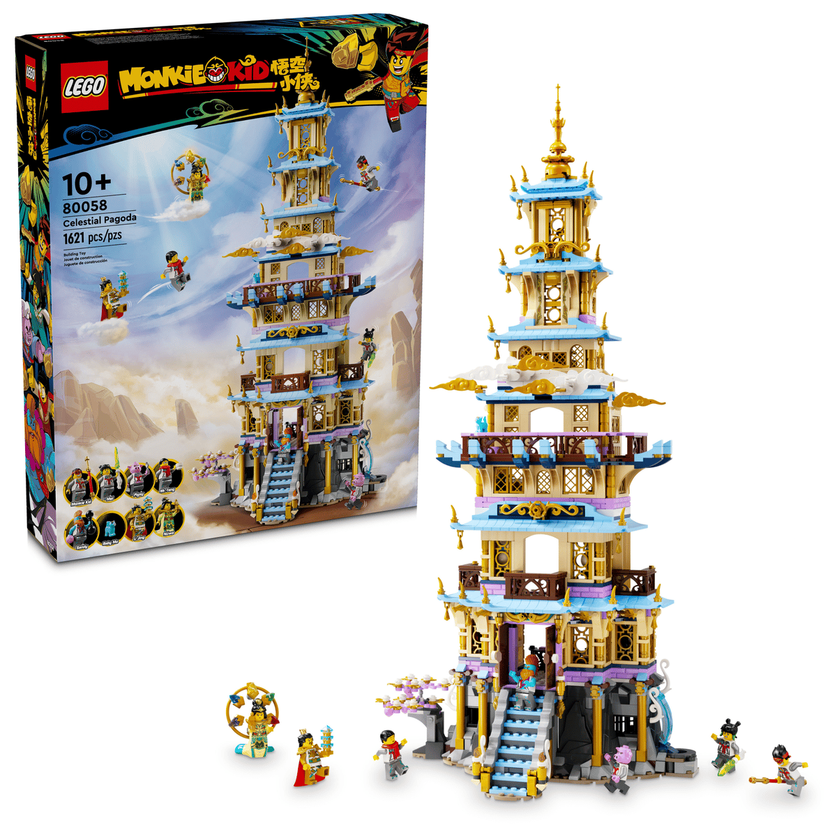 LEGO Monkie Kid Celestial Pagoda 80058-Bricking Lebanon