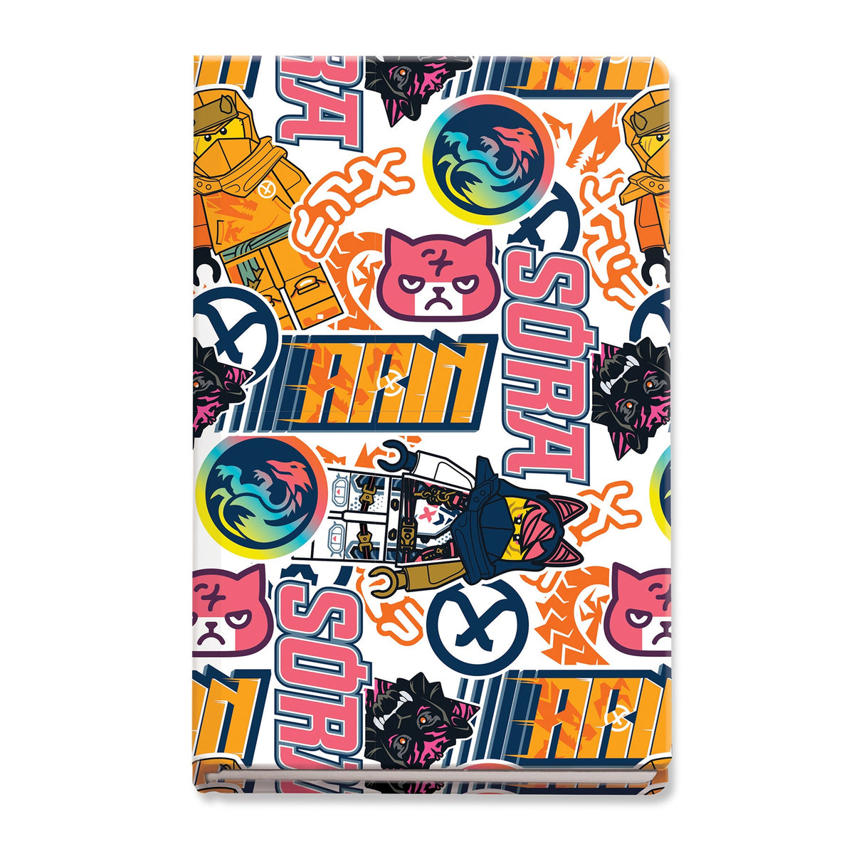 LEGO NINJAGO A5 Notebook with Arin and Sora Artwork 53300-Bricking Lebanon