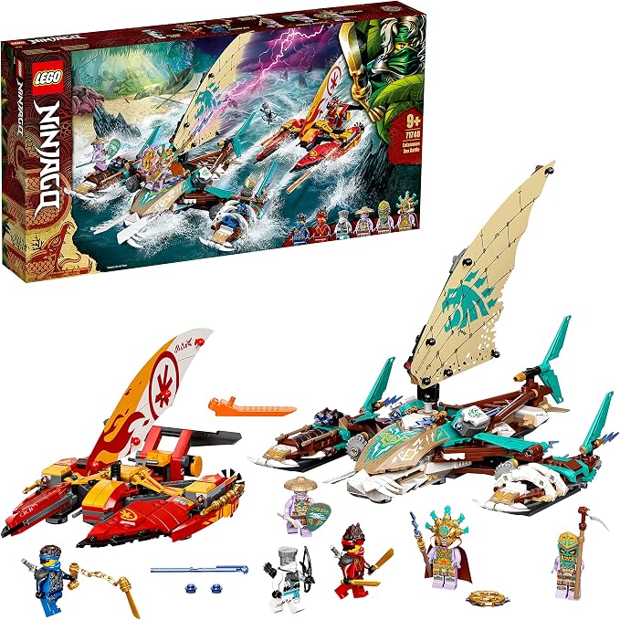 LEGO NINJAGO Catamaran Sea Battle 71748-Bricking Lebanon