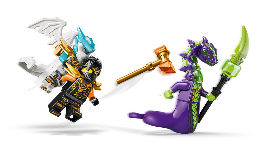 LEGO NINJAGO Cole’s Mission Mech and Dragon Zane Ninja 71854-Bricking Lebanon
